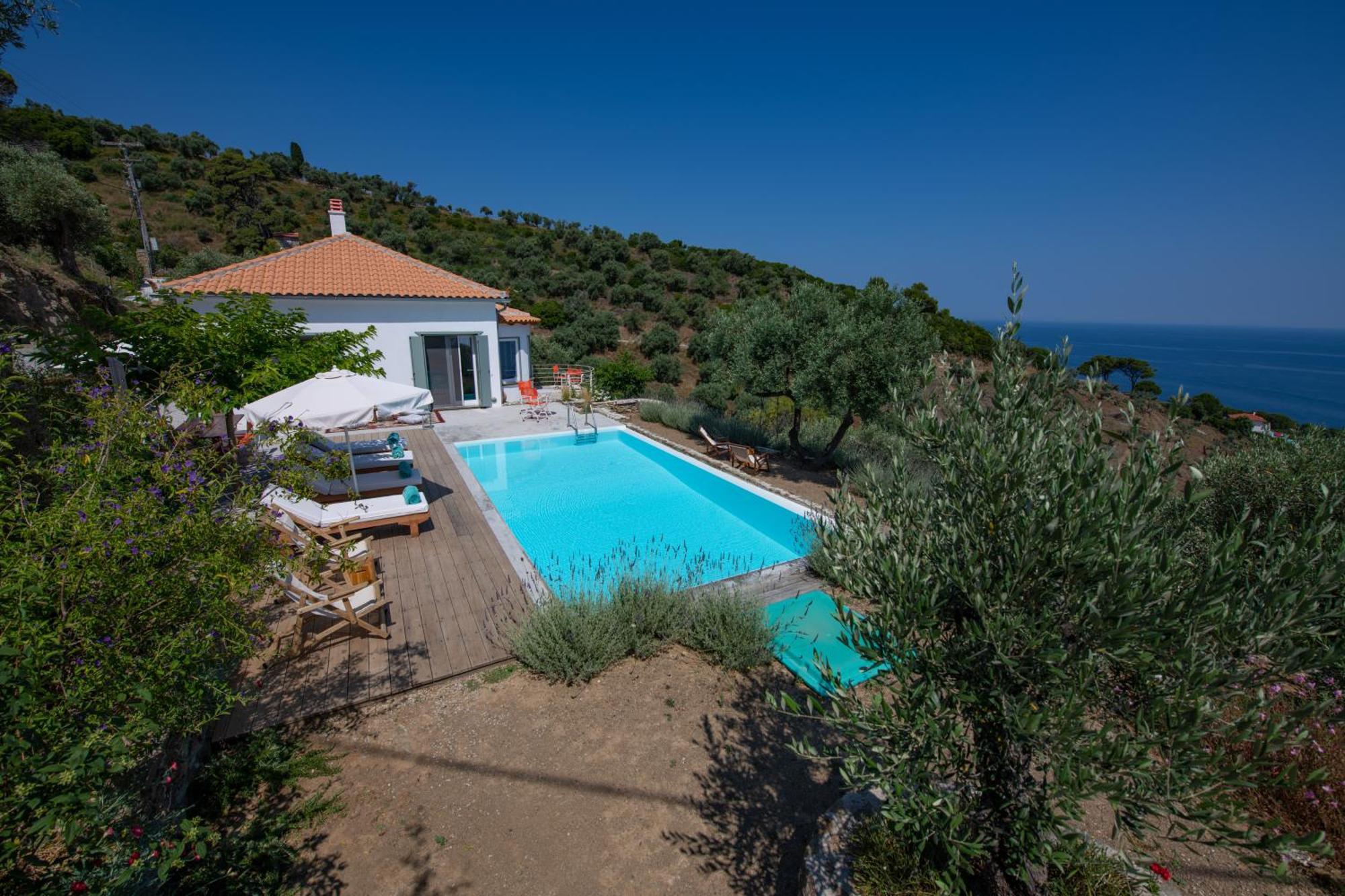 Avgi Villa กลอซซา ภายนอก รูปภาพ