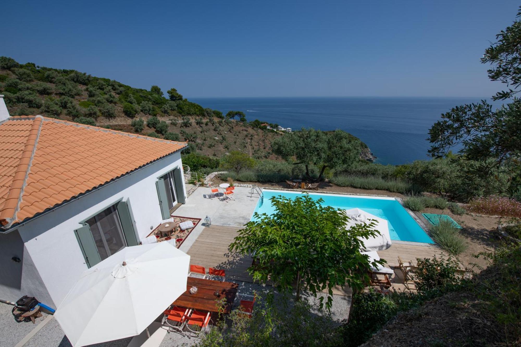 Avgi Villa กลอซซา ภายนอก รูปภาพ