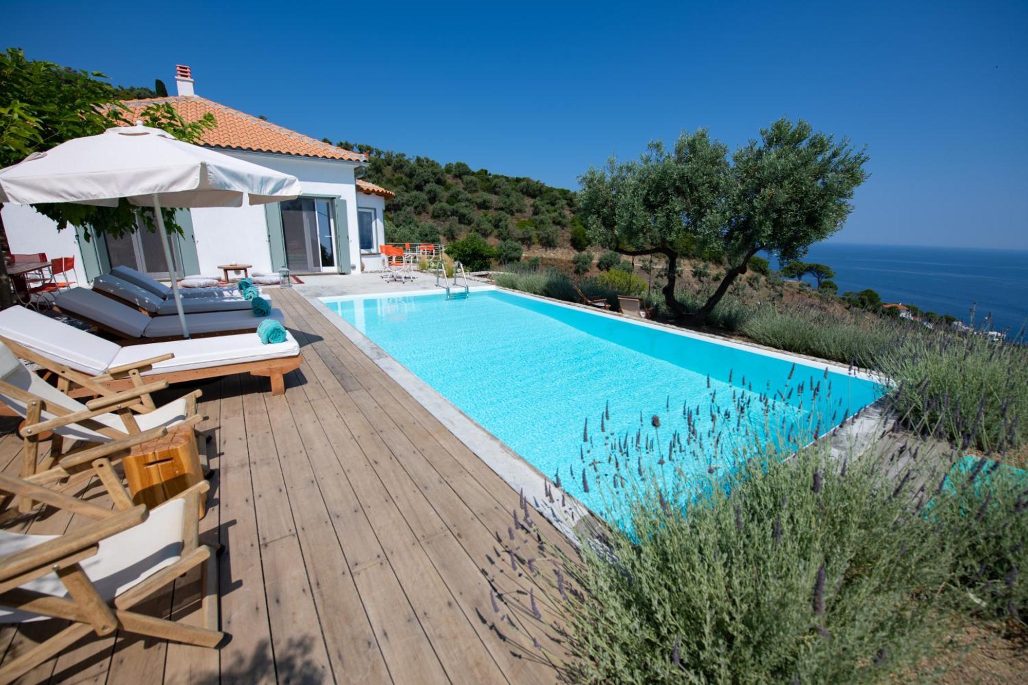 Avgi Villa กลอซซา ภายนอก รูปภาพ